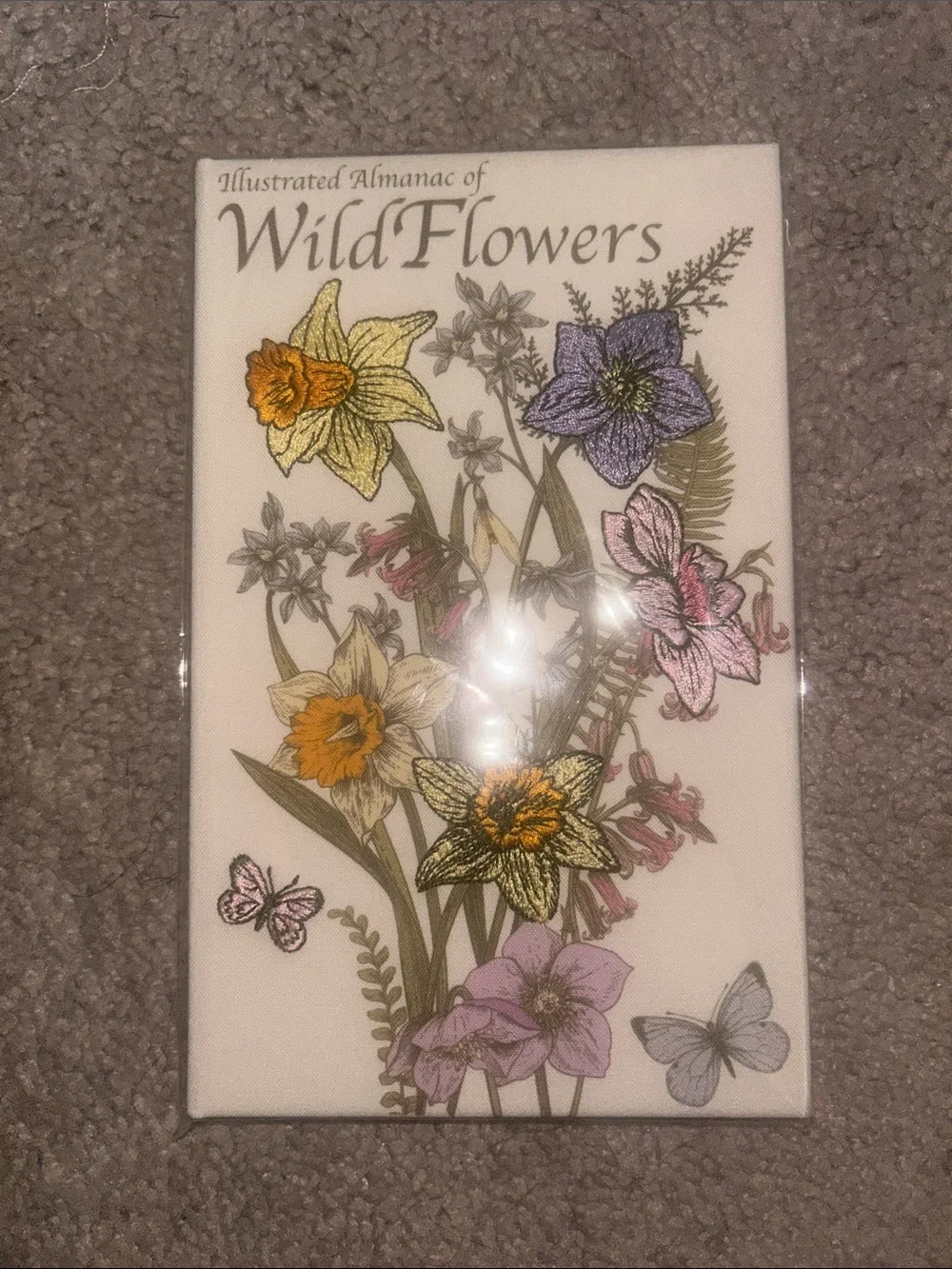 Wild Flowers floral Bouquet journal 160 lined pages with ribbon bookmark